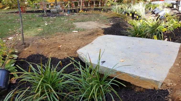 Rock Bridge in Raingarden 1